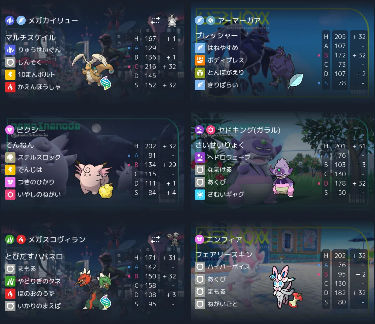 チャンピオンズ PTメモ メガカイリューOTPとステロ拒否（シーズンM-1