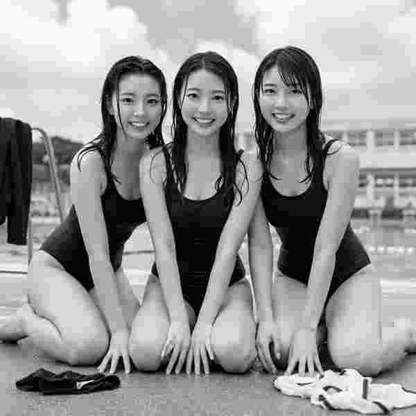美人＜女子高生＞＜スクール水着＞AI画像 サンプル34