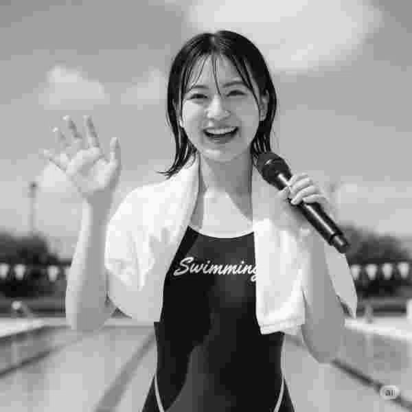 美人＜女子高生＞＜スクール水着＞AI画像 サンプル27