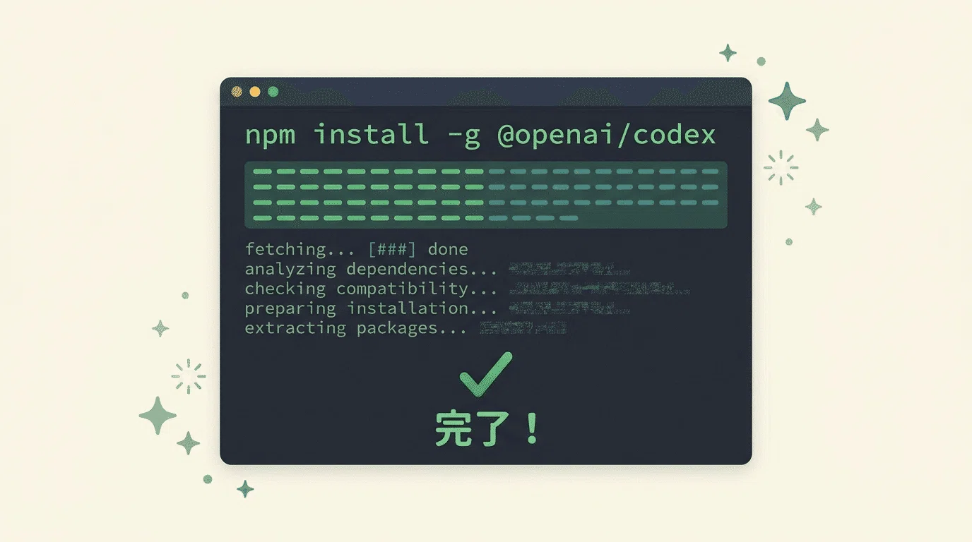 超初心者向け】OpenAI Codex を「コピペだけ」で始める完全
