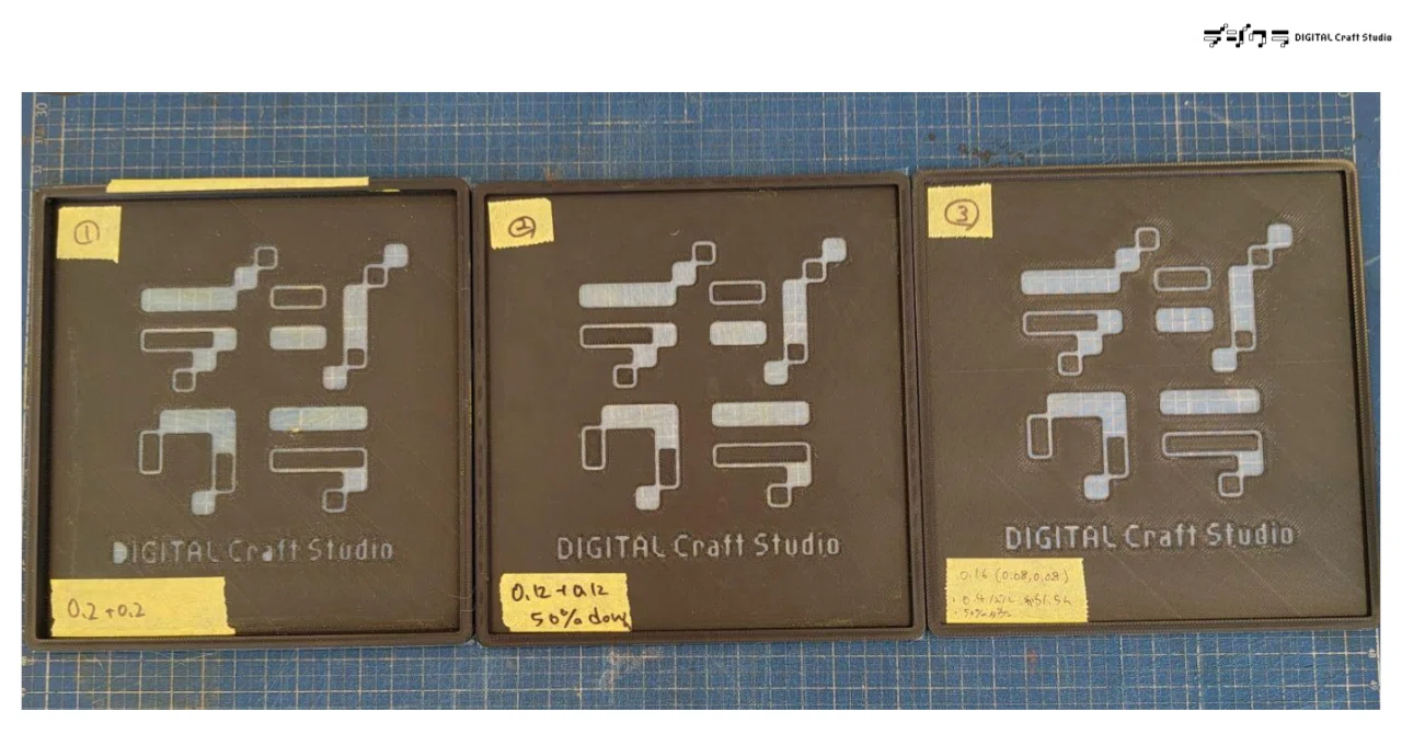 ヨハネス・エイト　手彫りシルクスクリーン　断面 シルクスクリーンを作って刷ってみよう！｜デジタルクラフトスタジオ