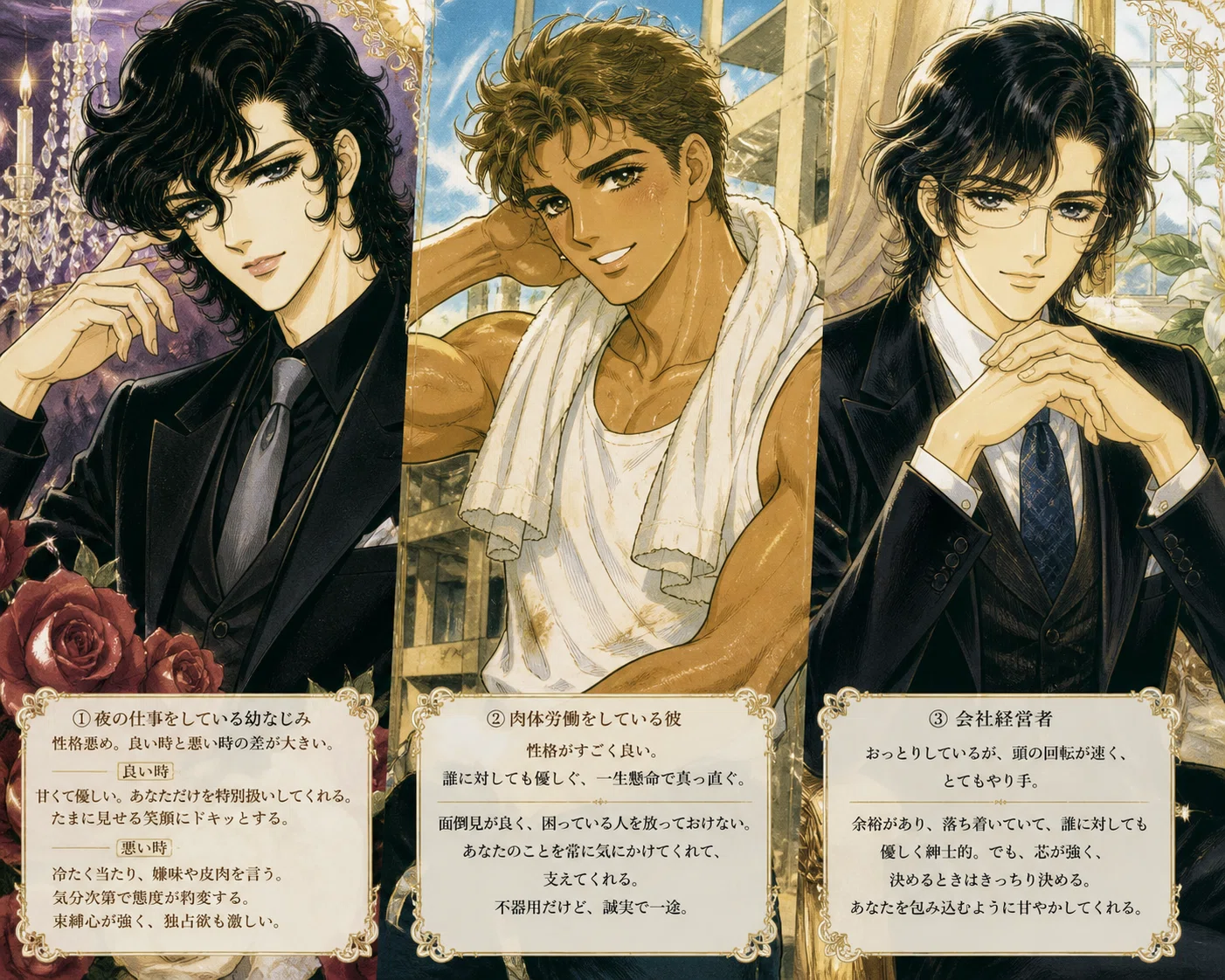 将来有名になる男の芸術作品【イケメン】 ChatGPT vs Gemini～イケメン画像生成比較」｜Syanri