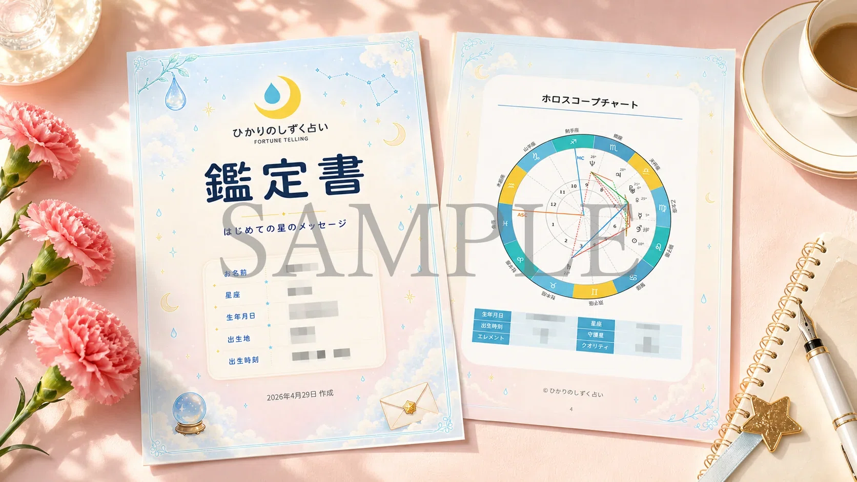 母の日に贈る「星のメッセージ」——無料鑑定書をプレゼントしませんか