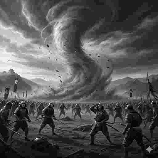 竜巻＜自然現象＞AI画像 サンプル22