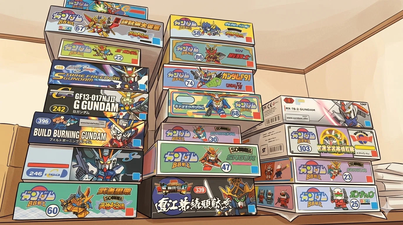 30年ぶりに再挑戦！SDガンダムBB戦士の“古いキット”はどこで買える 