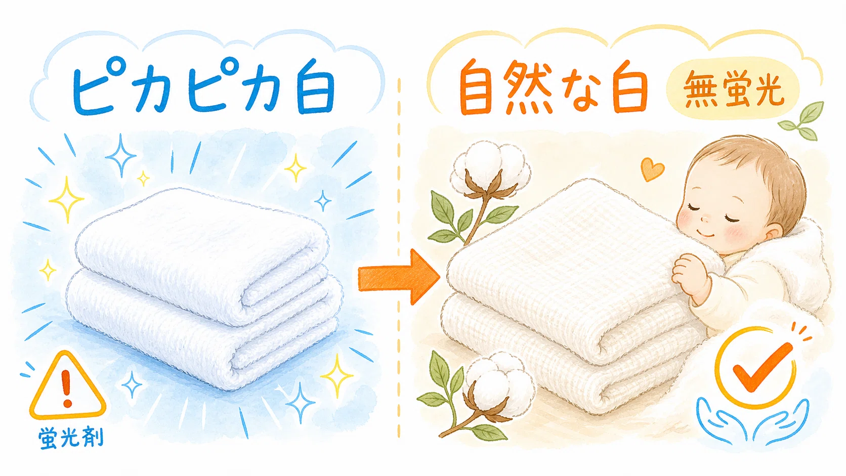 Why I Recommend White Towels for Babies and Sensitive Skin | The