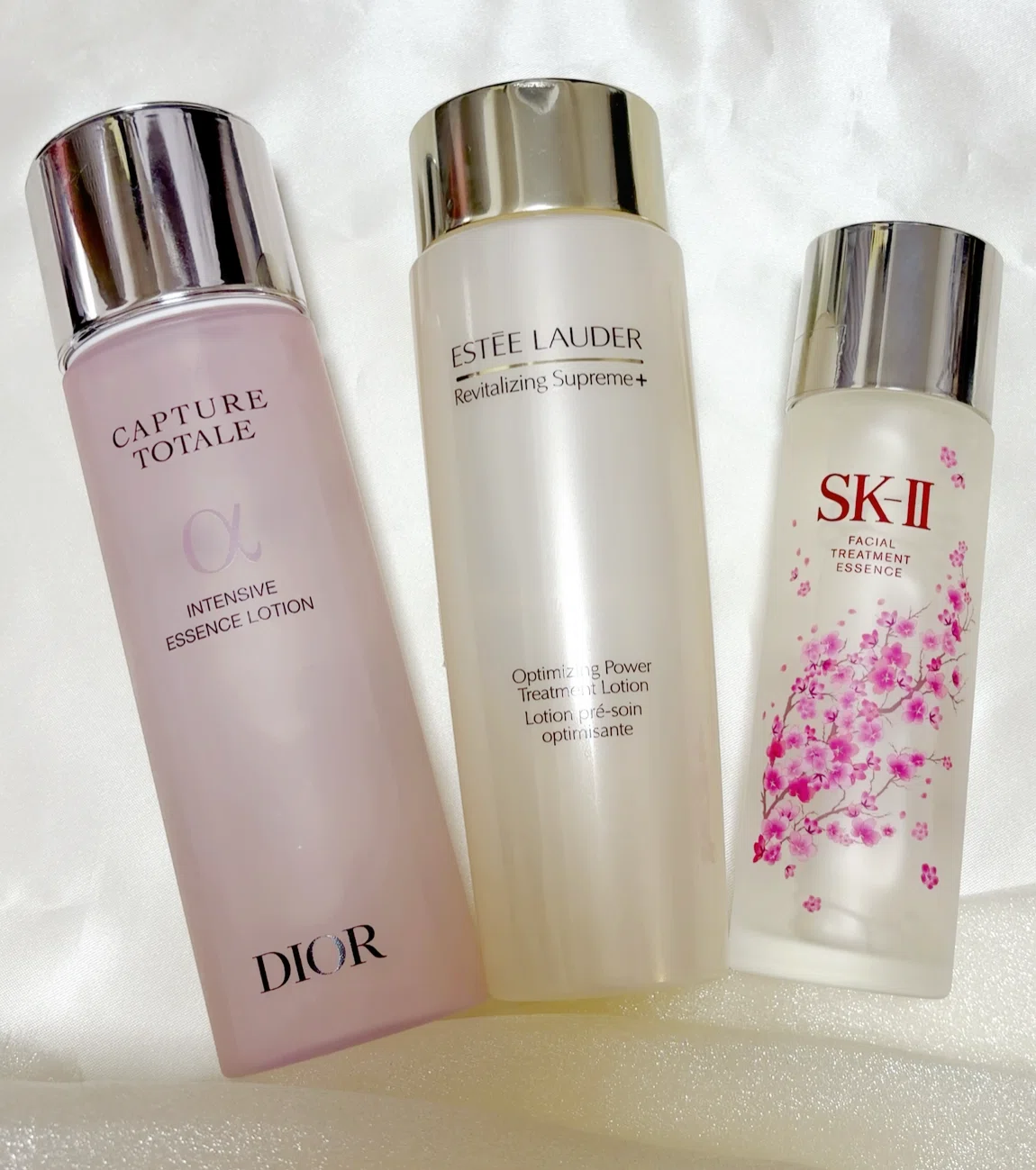 40代化粧水比較】SK-II・エスティーローダー・ディオール 前半3本で