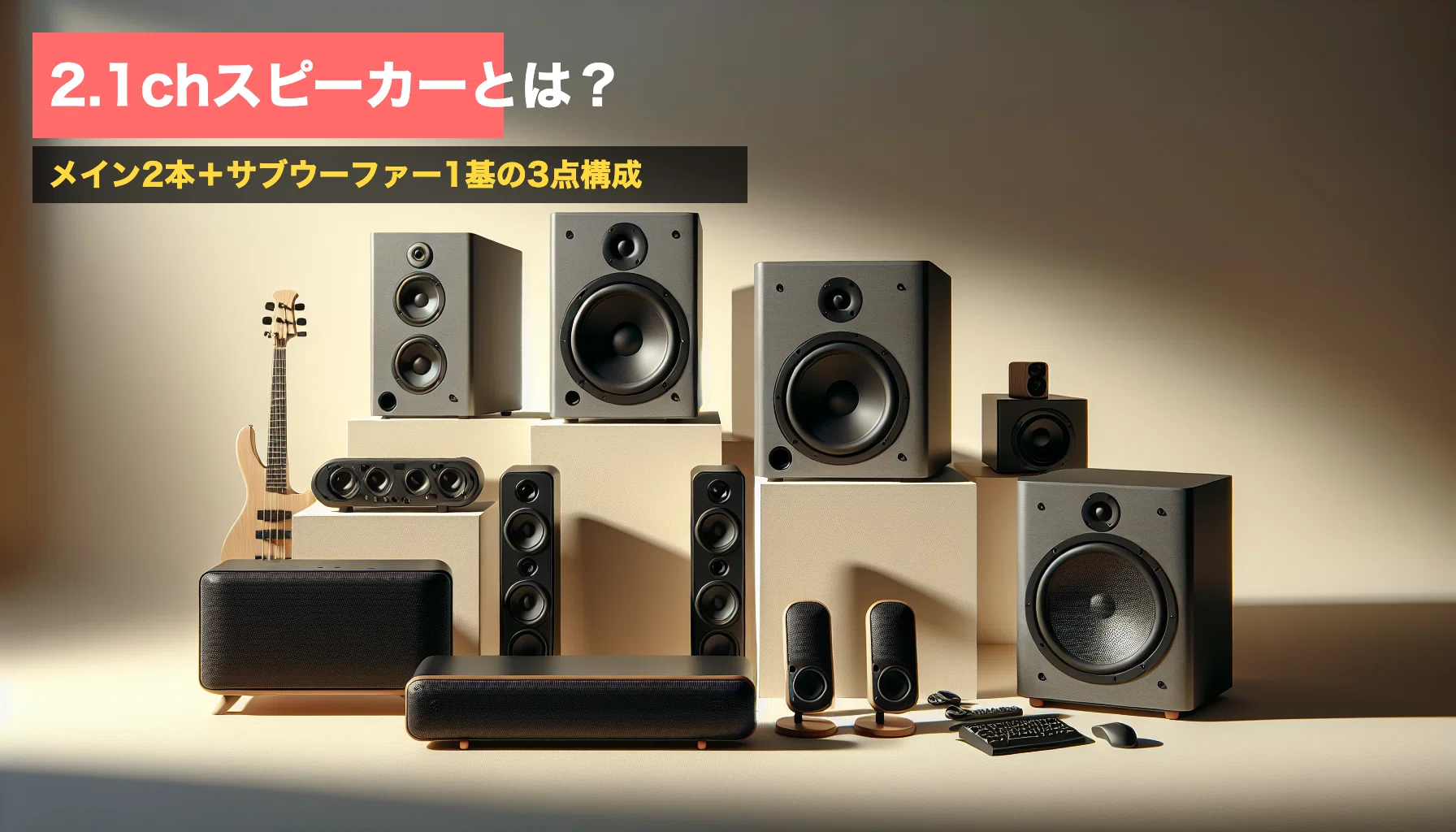 スピーカー 2.1ch 比較完全版｜失敗しない選び方とおすすめ5モデル徹底