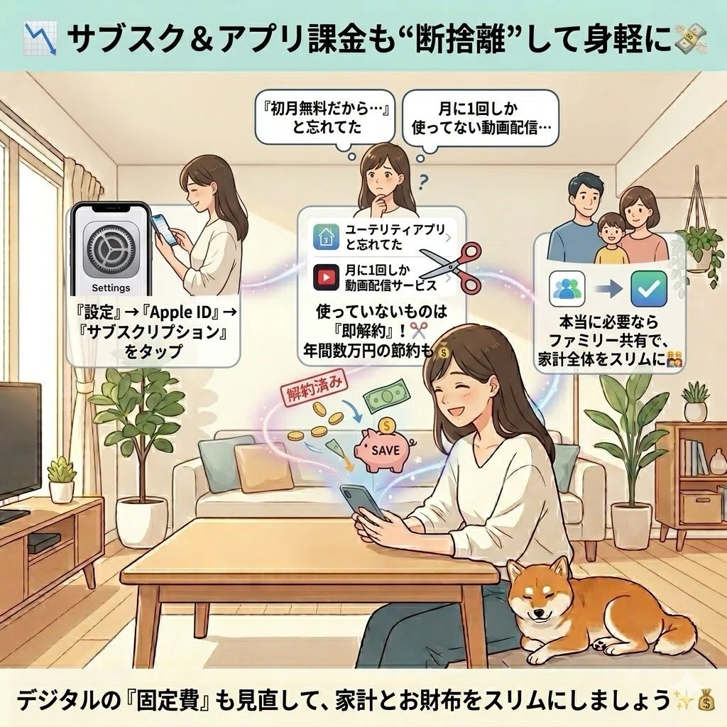 Apple 断捨離中　 📱📱【2026年最新版】iPhoneで始める「デジタル断捨離」📱✨ 情報過多