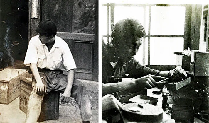 1950年代天才ブリキ玩具職人の傑作TOY！”Mr.DANDY”ミクニ製 ブリキ玩具