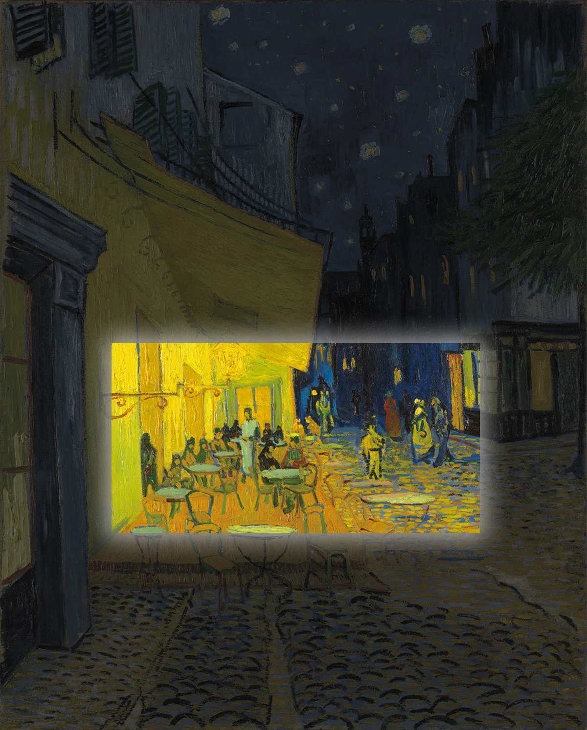 大ゴッホ展」出品作⑮ ゴッホ《夜のカフェテラス（フォルム広場