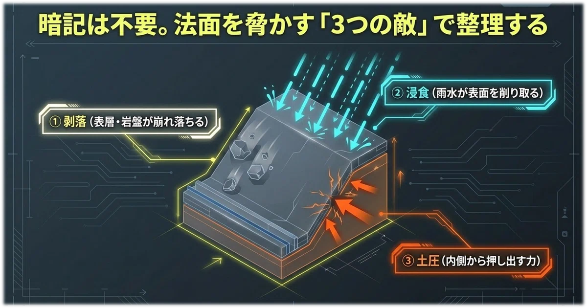 現役工業高校教員が本気で教える!|法面保護工法|土木一般No.7|二級土木施工管理技士|ユーチ|学びの冒険家