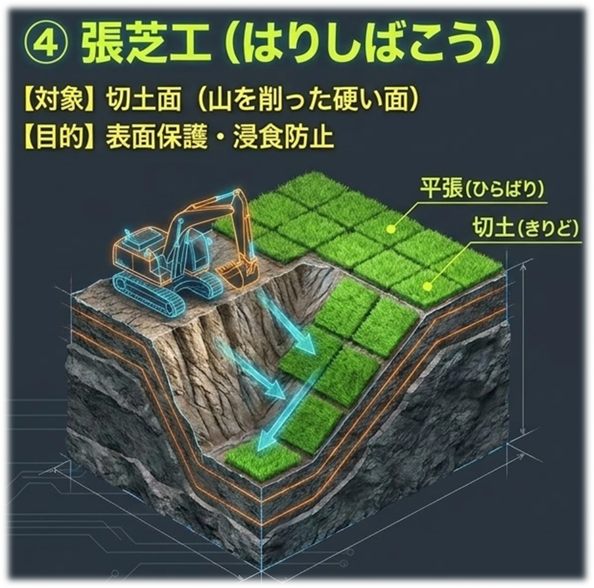 現役工業高校教員が本気で教える！｜法面保護工法｜土木一般No.7｜二級