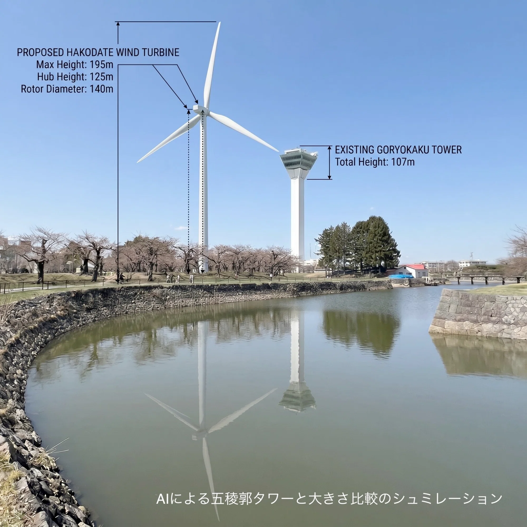 仮称）函館寅沢風力発電事業への反対署名を募っています｜函館の水源と 