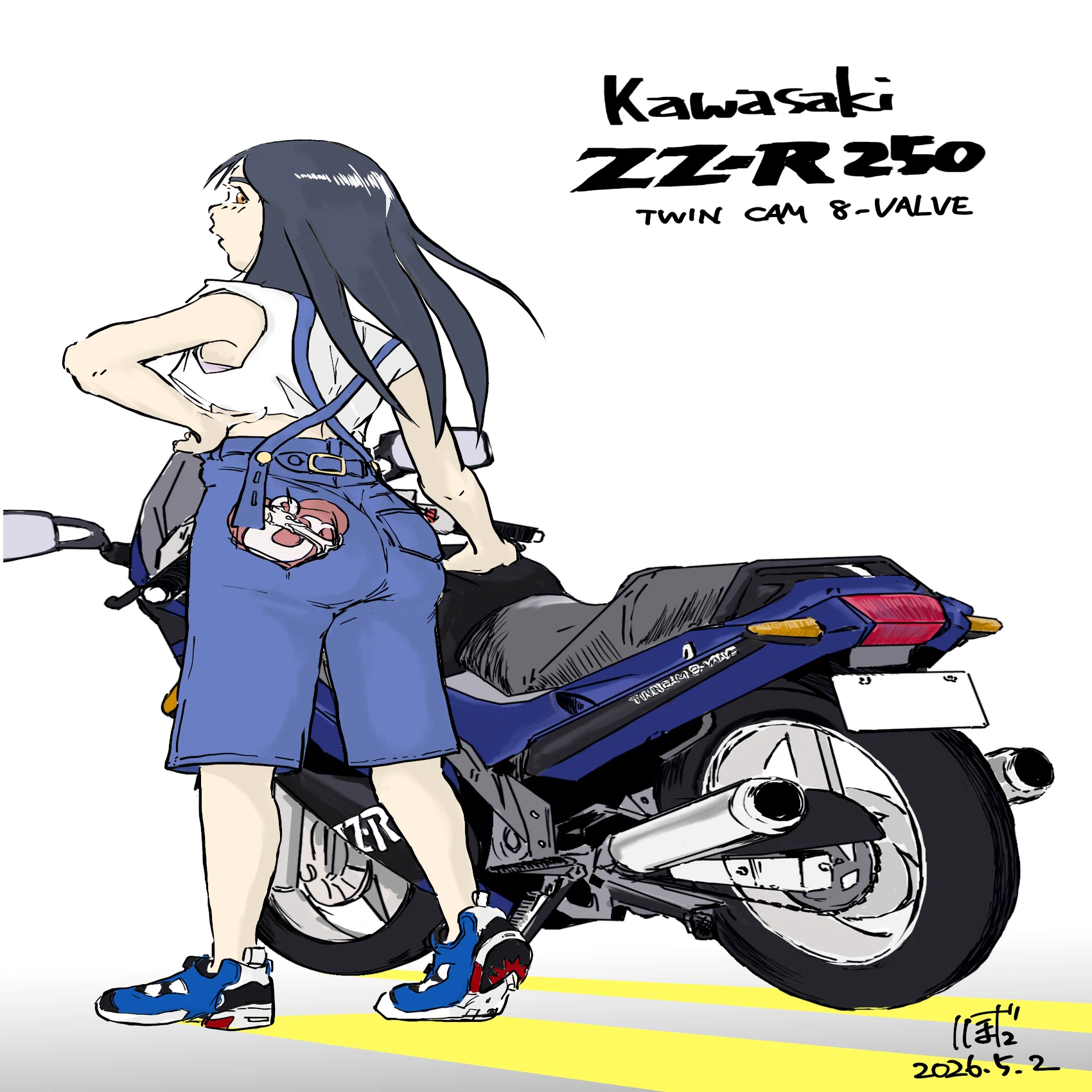 乗ってたバイクを晒す｜ほげほげ