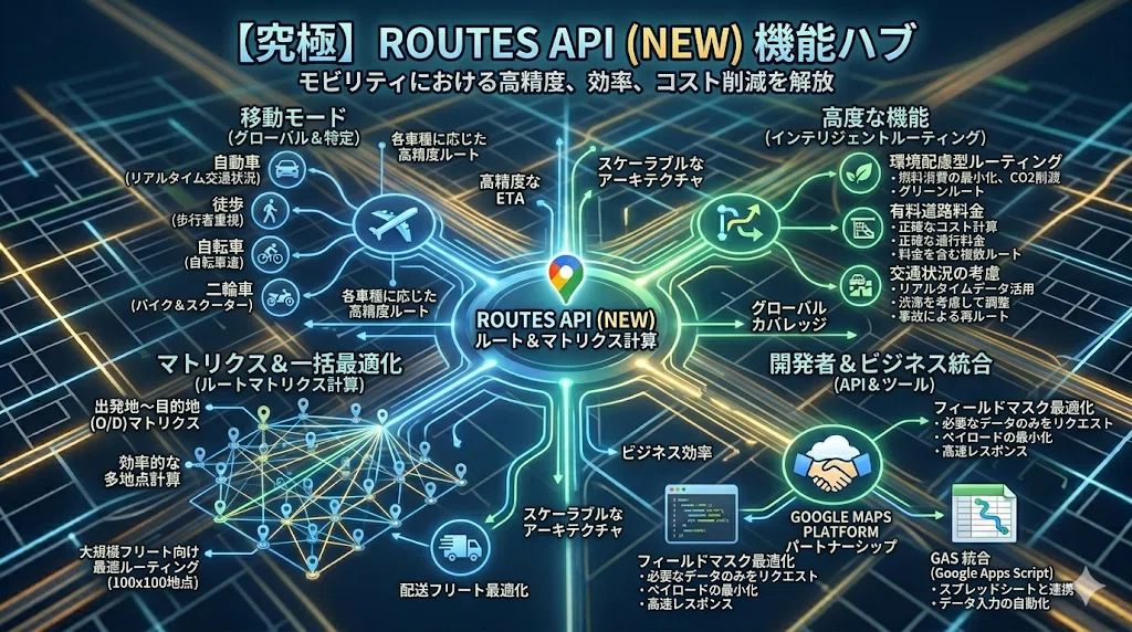 【第8弾】Routes API (New)|旧仕様から移行必須!実務で使える高精度な経路検索と所要時間の算出|伊藤正章|サバイバルDX ...
