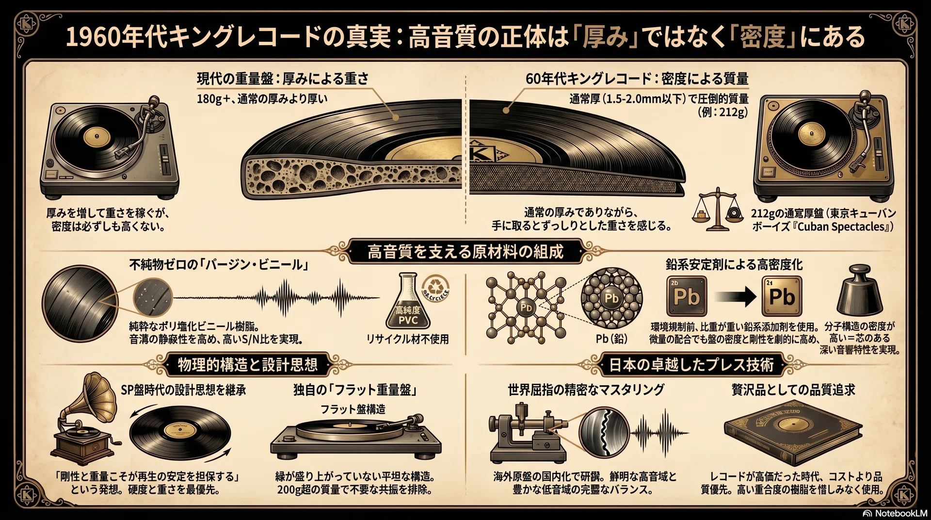 真の重量盤とは？キングレコード盤の変遷から探る高音質への仮説｜Yuuki