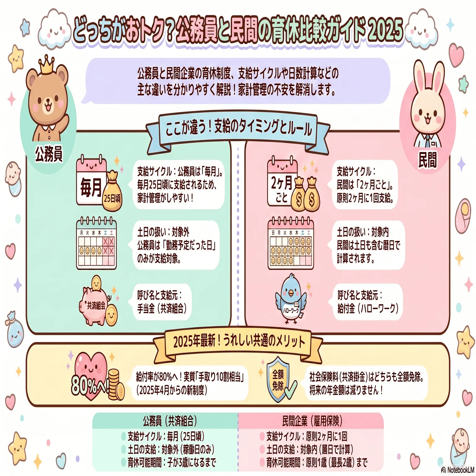 公務員 育休 手当 計算