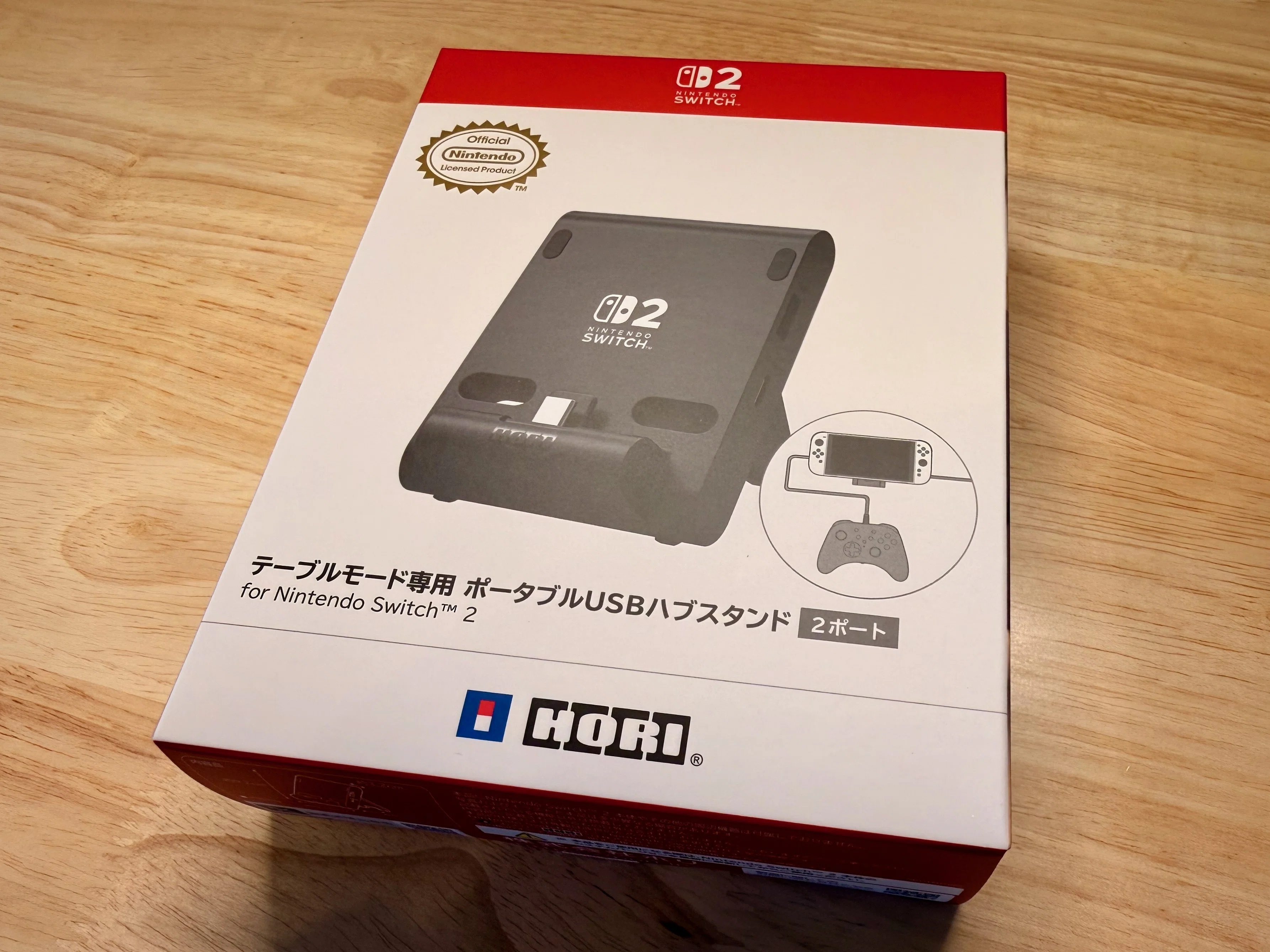 Switch 2テーブルモードの不満を解決！HORIポータブルUSBハブスタンド