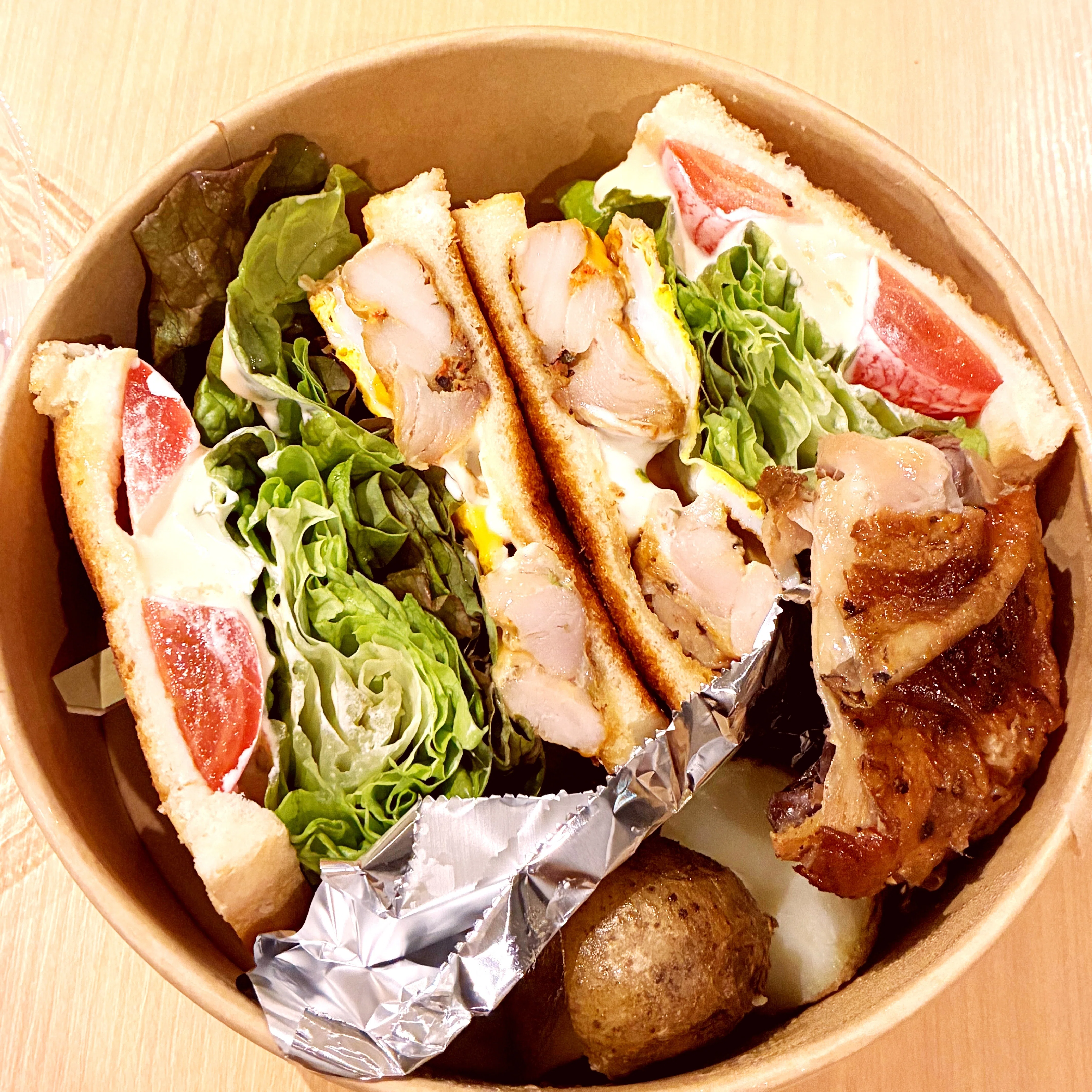 Sapporo] Once again! I decided on a rotisserie chicken sandwich