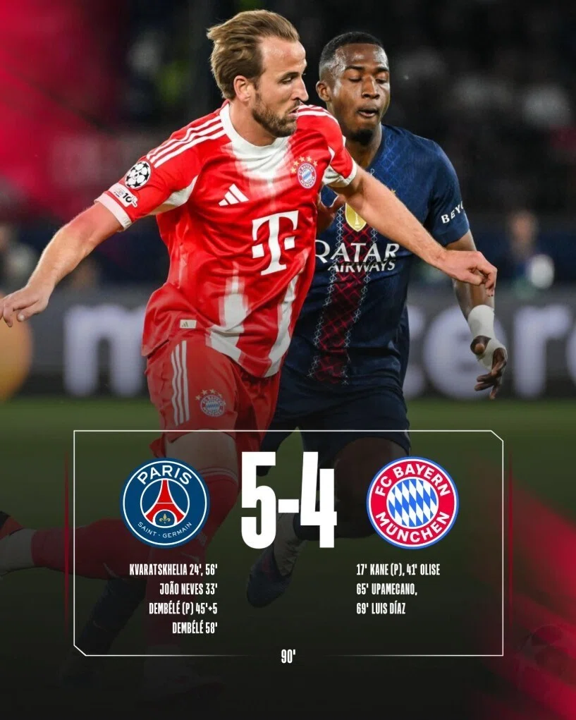 25-'26 UEFAチャンピオンズリーグ準決勝1stレグ(PSGvsバイエルン)｜さ