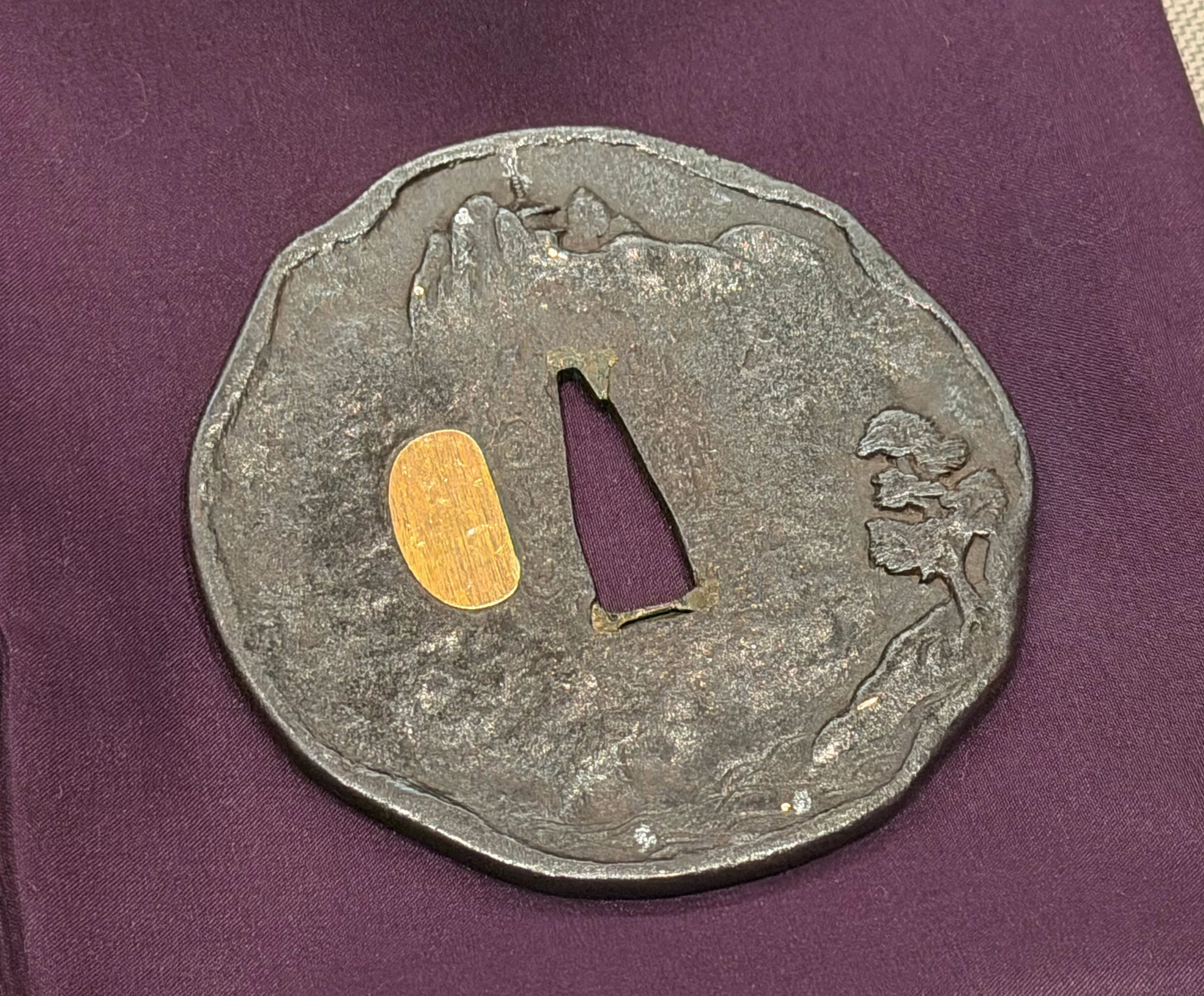 金家鐔③ 山水図｜刀箱師の日本刀ブログ 中村圭佑
