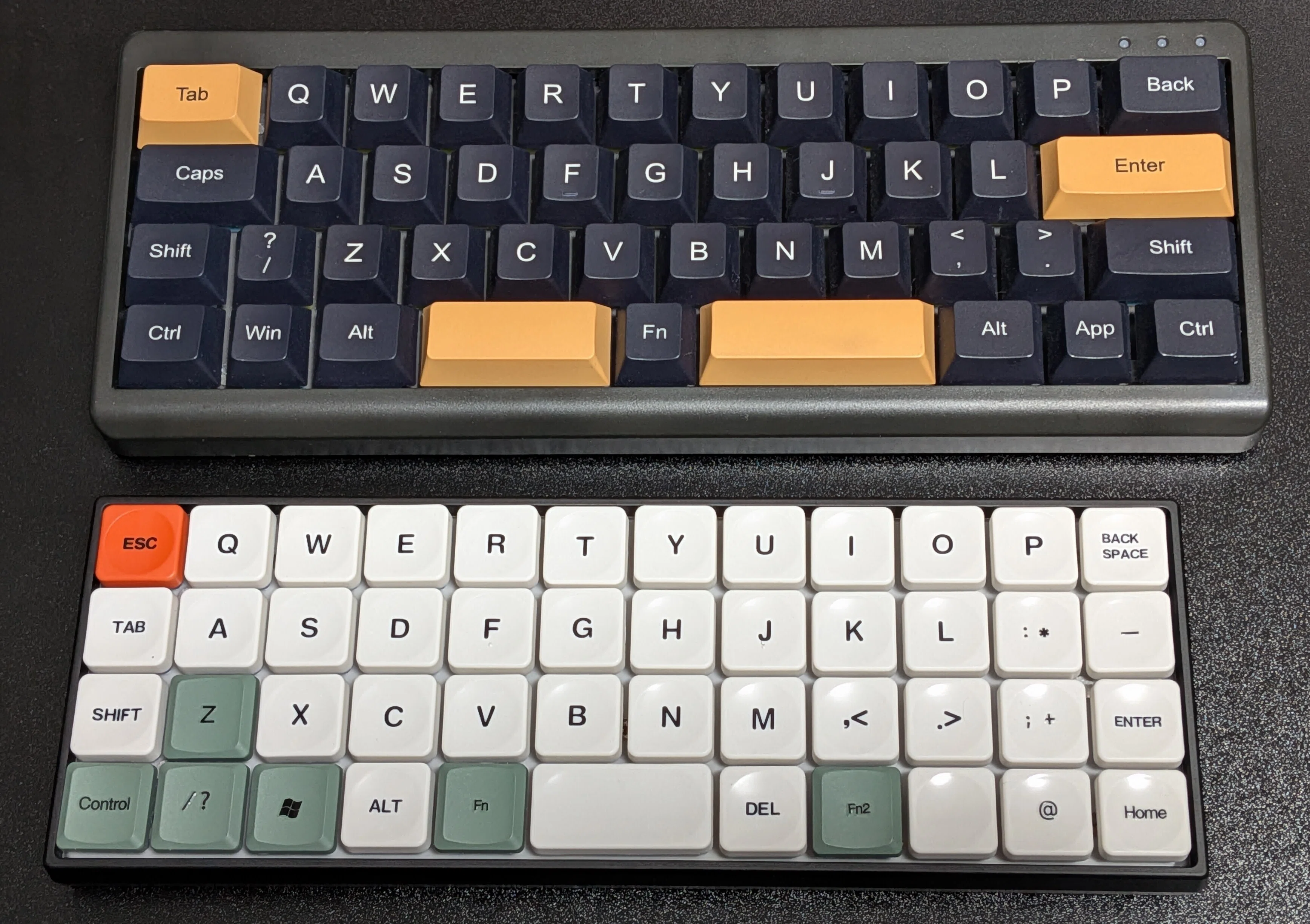 Geonix Rev.2】持ち運びに最適なロープロ40 %キーボード｜Hamish