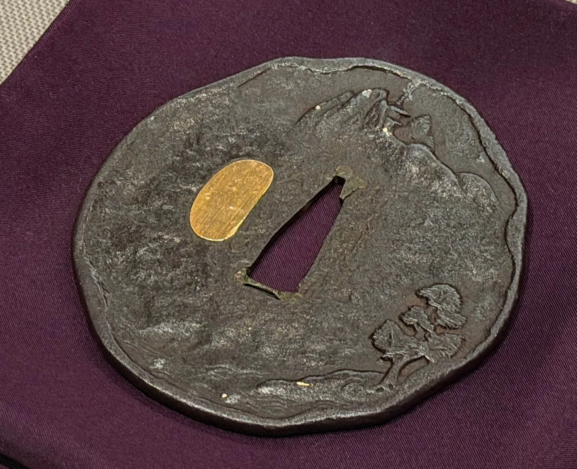 金家鐔③ 山水図｜刀箱師の日本刀ブログ 中村圭佑