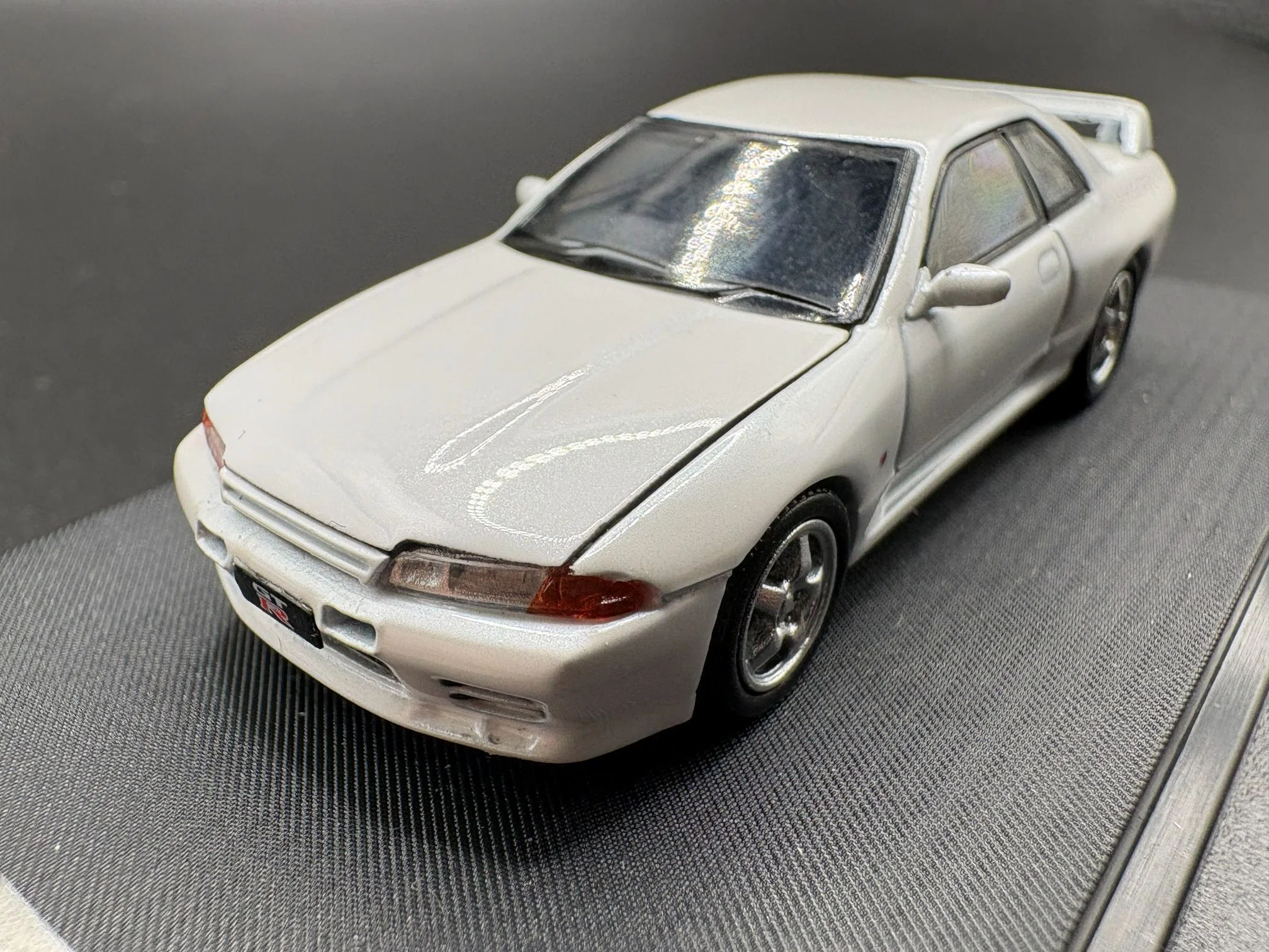 1/64 SUPER MODEL 日産 スカイラインGTR R32 ホワイト ｜のり