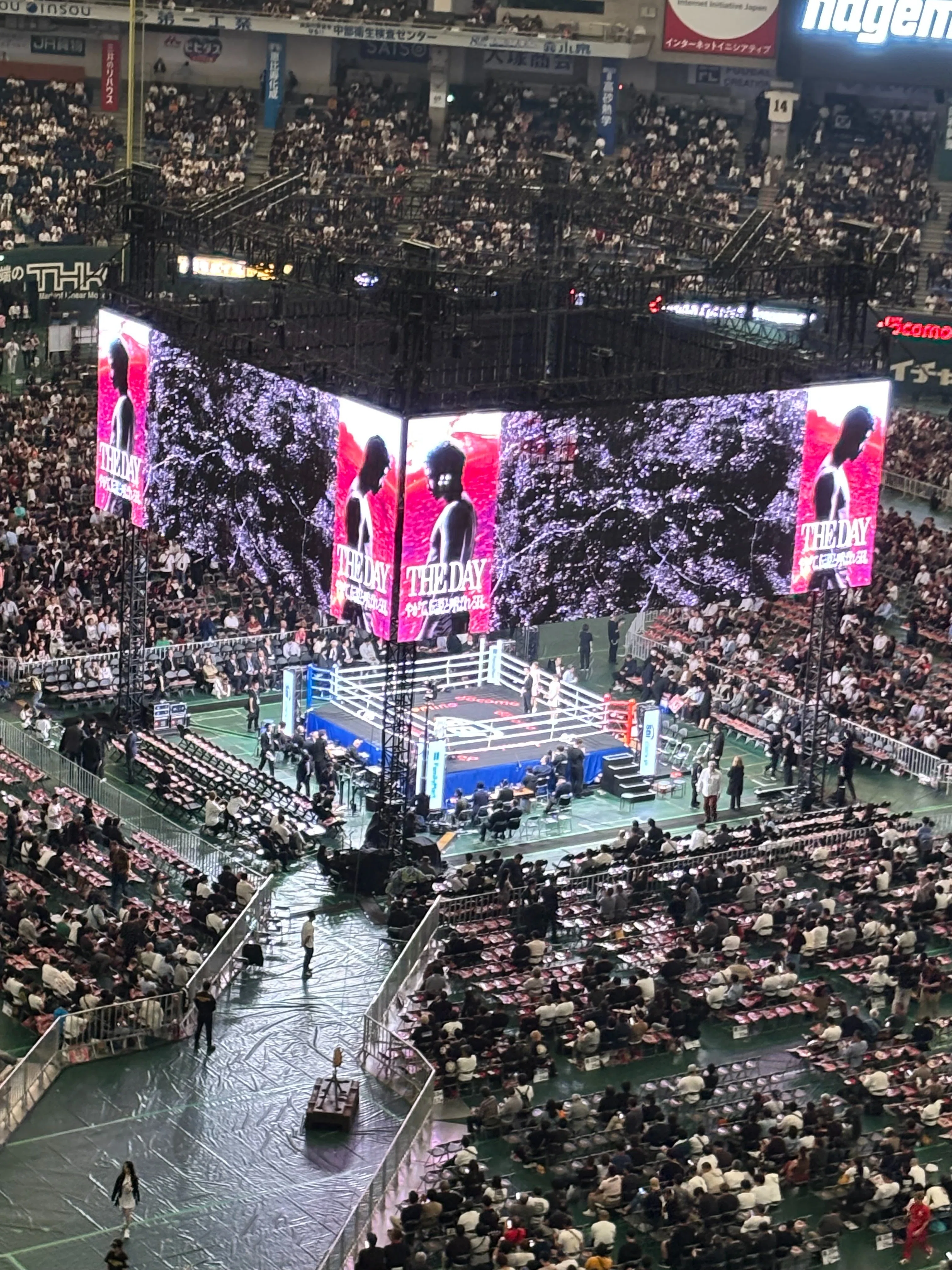 THEDAY】井上尚弥vs中谷潤人を現地観戦｜東京ドーム2階席の見え方