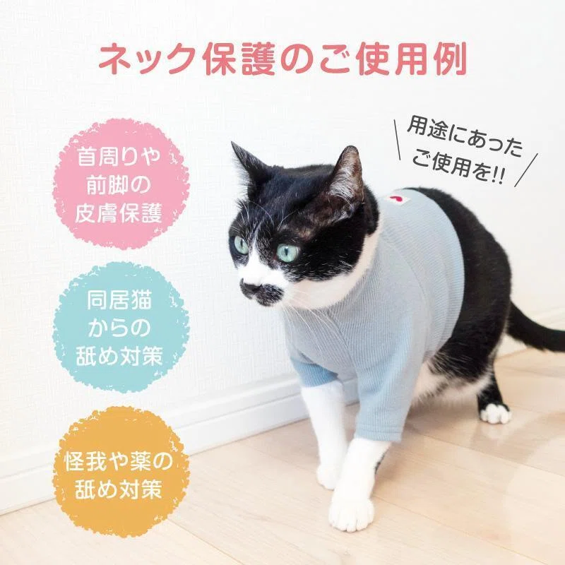 猫用 ネック 皮膚保護 袖付き スキンウエア 開発の背景 ～日常でこんな