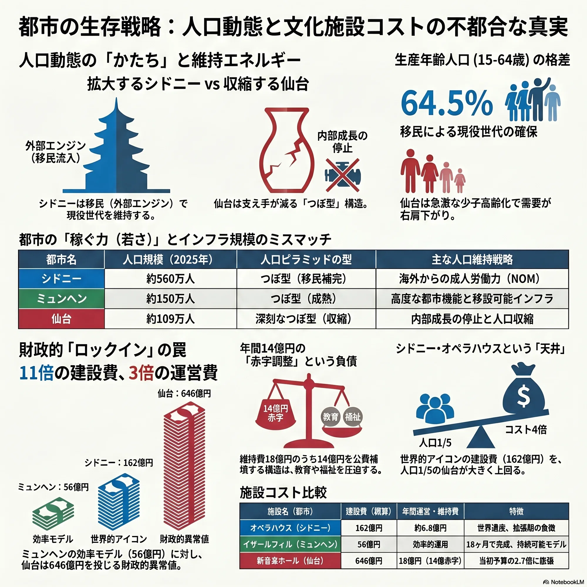 成長都市・成熟都市・縮小都市で文化施設はどう変わるか？｜シドニー