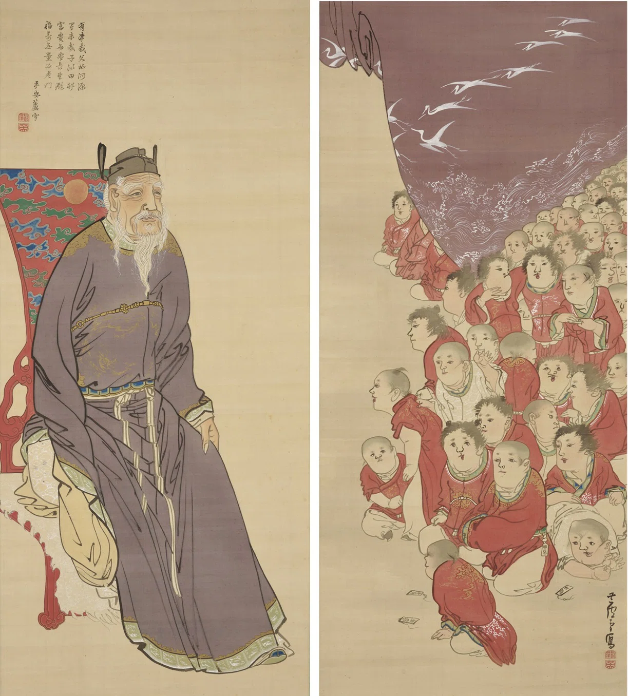 長沢蘆雪」展出品作⑪ 蘆雪《郭子儀図》個人蔵｜美術史チャンネル―文章