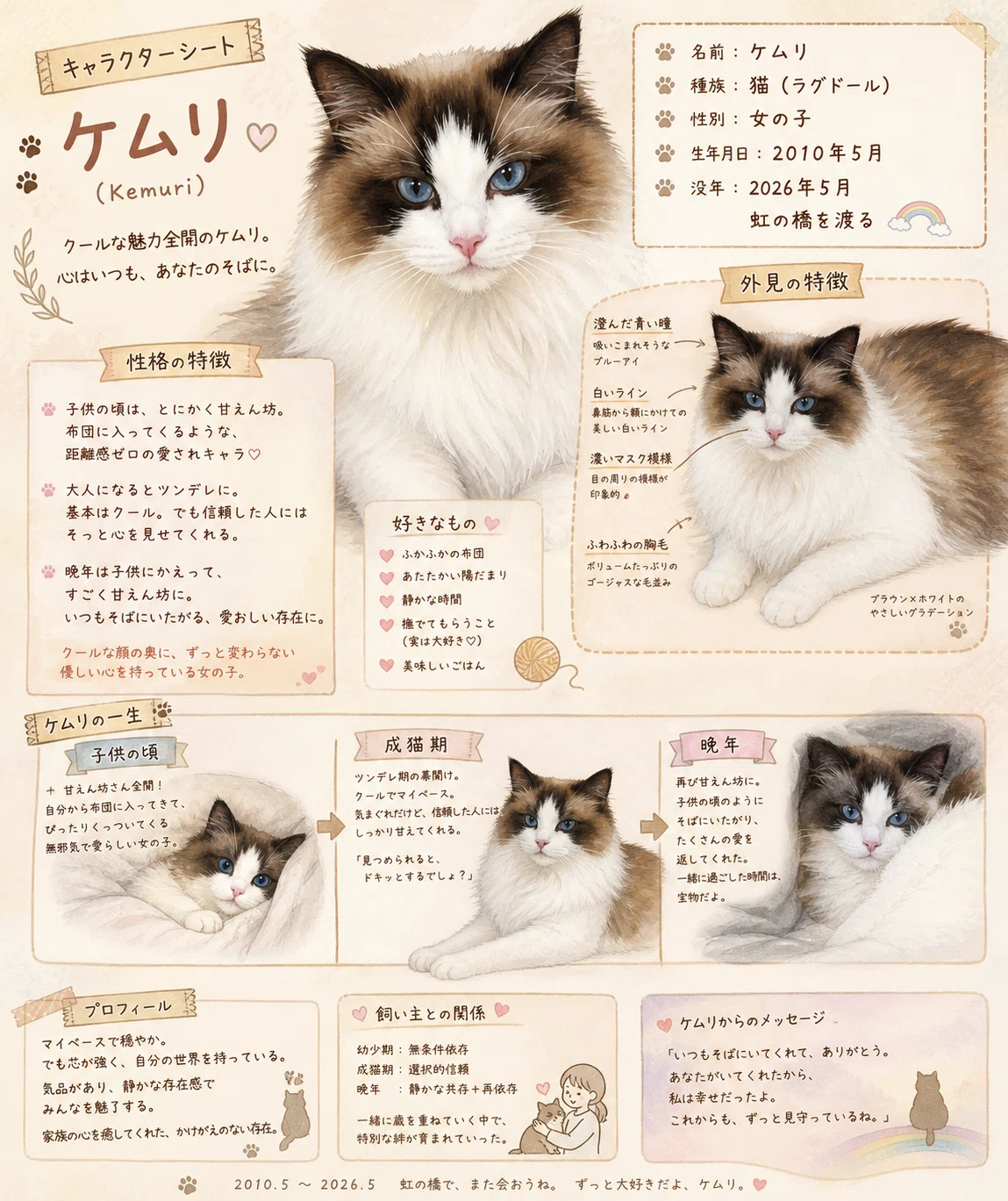 ChatGPTにうちの猫を描いてもらった｜SHIZ｜定年後の地図