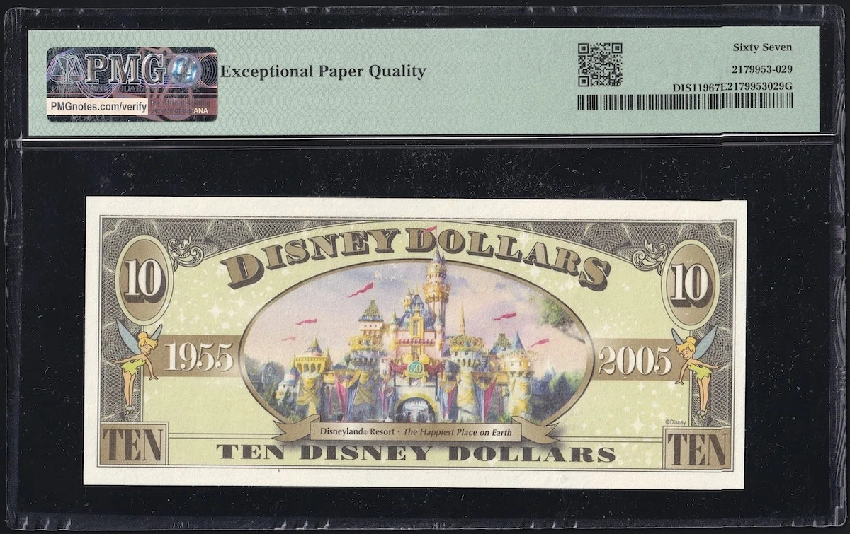 ディズニーダラー FILE #03｜Disneyland50周年記念デザイン 2005年10