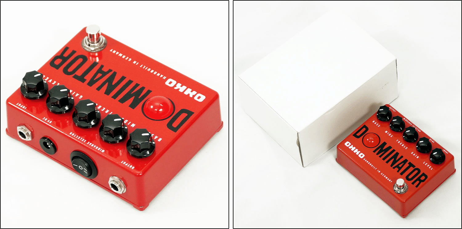 Okko Dominator ギターエフェクター Okko Dominator Mk II RED High Gain Distortion Guitar Pedal