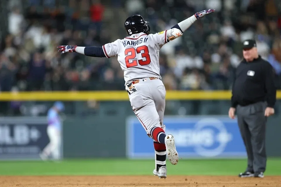 球場配布　マイケル・ハリス　II世　Braves マイナー　ボブルヘッド Michael Harris II (2025 Atlanta Braves) [Power Pros 2024 Power