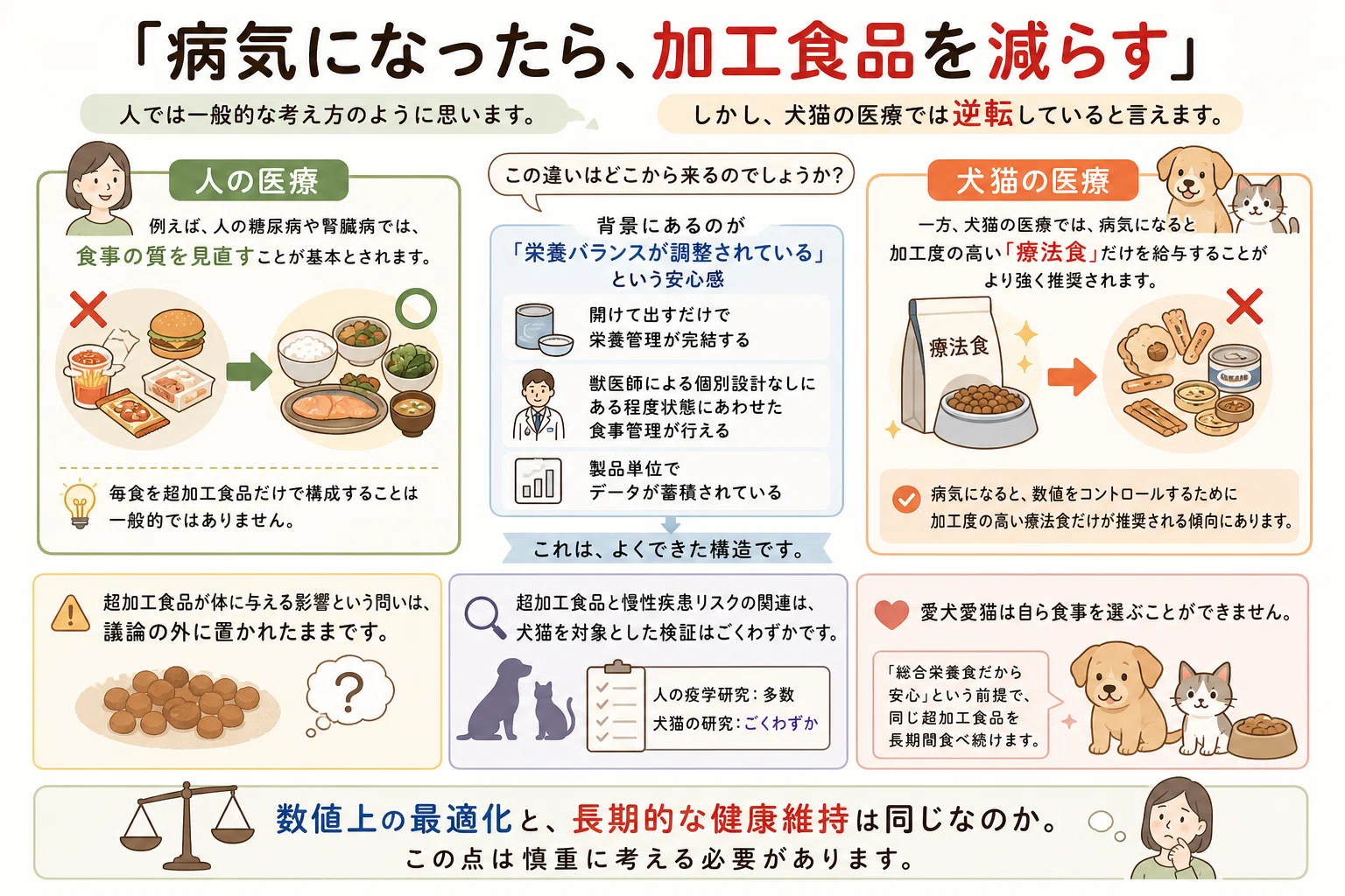 犬猫の療法食とはなにか 人の食事との違いと考え方｜犬猫の栄養学専門