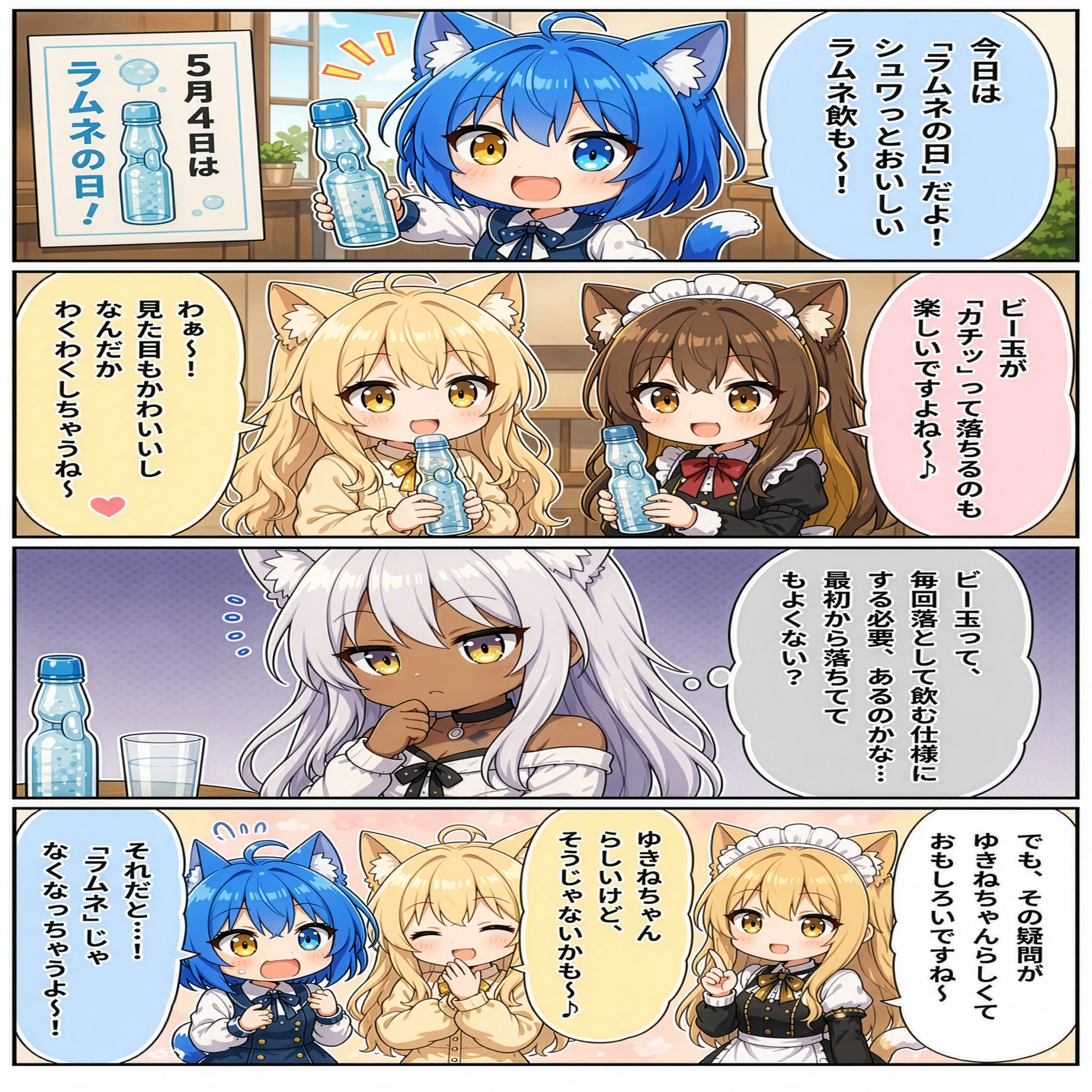 おはよう朝の“今日はなんの日”？ #235 ラムネの日｜めいのは✨️AIと