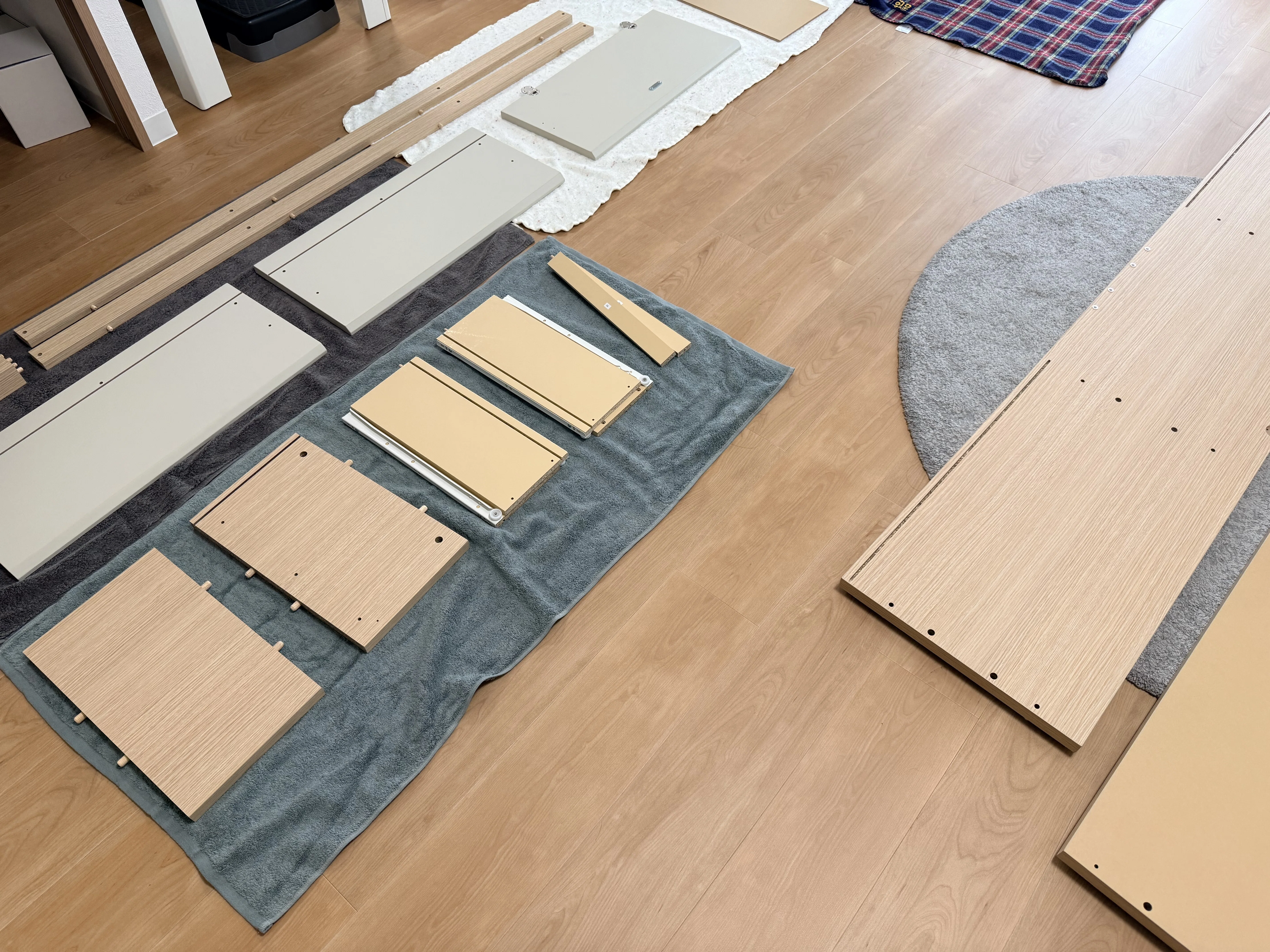 ベルメゾンでニュアンスカラーのテレビボードを買った｜ろんすた＠変
