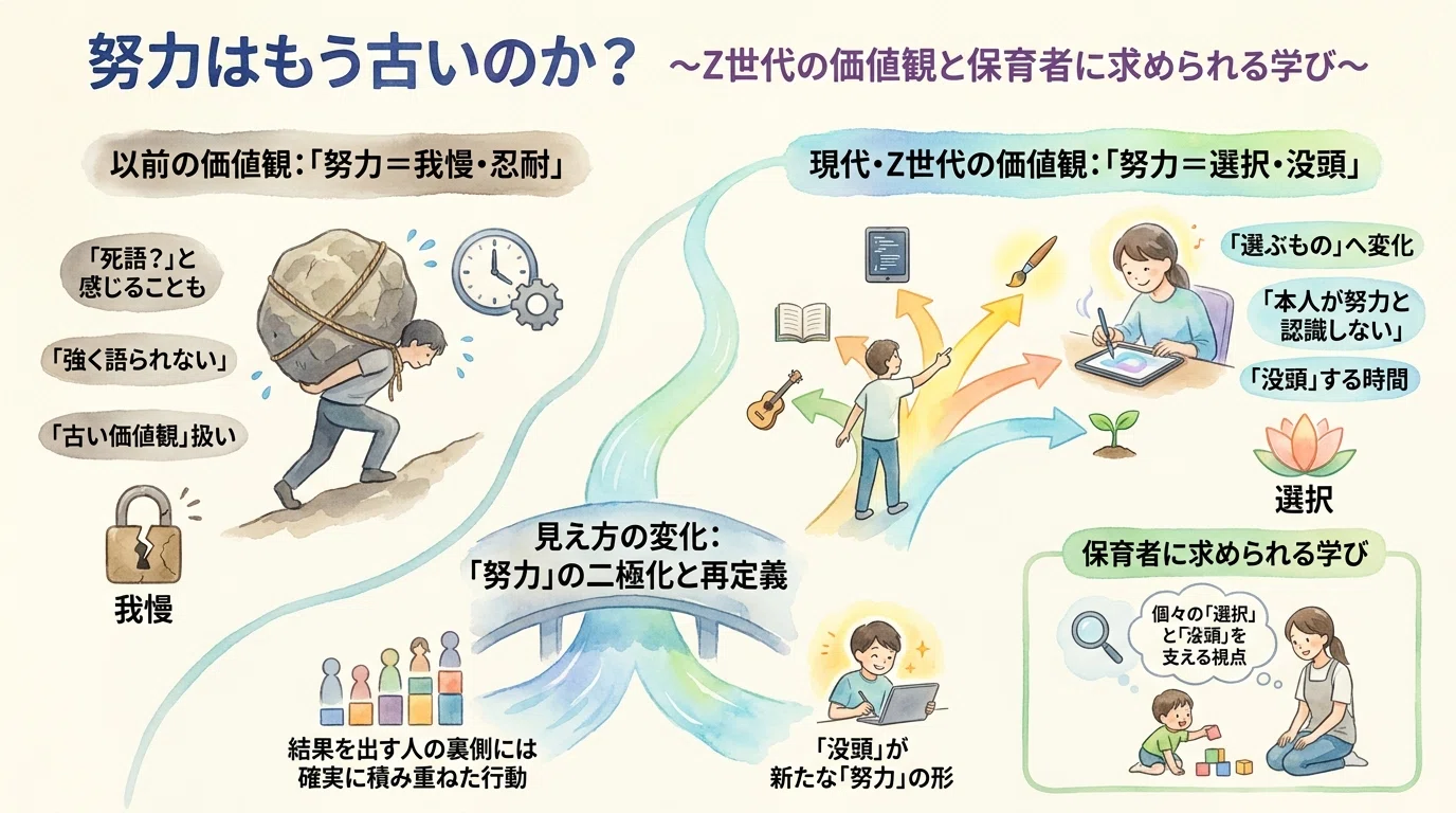 努力はもう古いのか？ ～Z世代の価値観と保育者に求められる学び～｜木村創