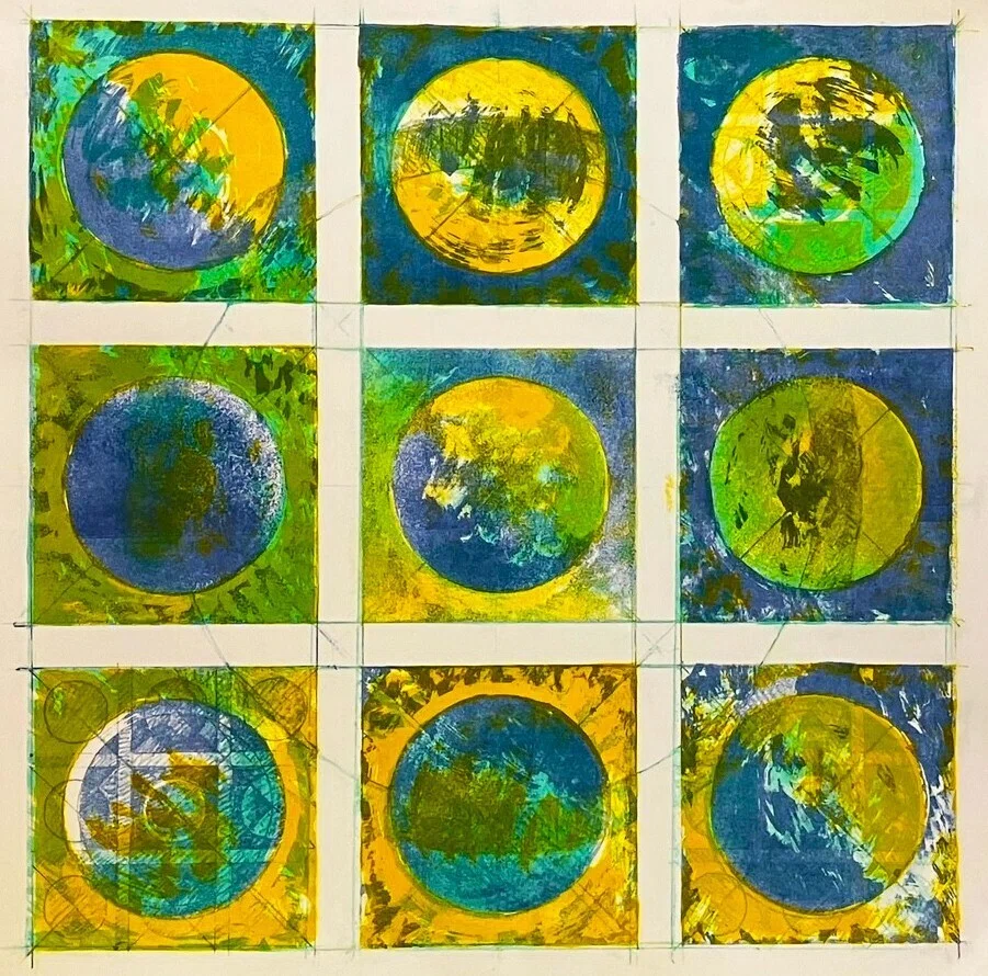 リトグラフ：「MANDALA-1」｜オサムエバタ