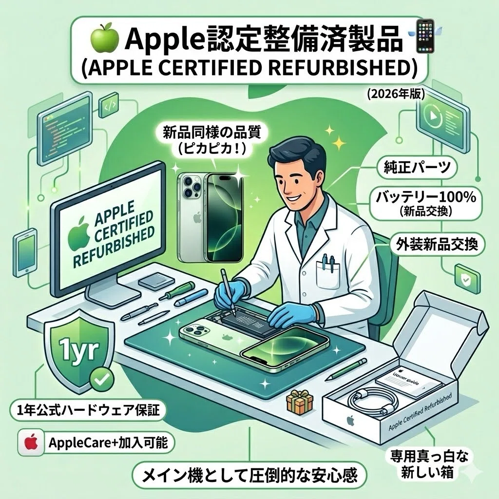 🍏🍏【2026年最新版】Apple認定整備済製品 vs Amazon認定整備済品 🍏🍏【2026年最新版】Apple認定整備済製品 vs Amazon認定整備済品