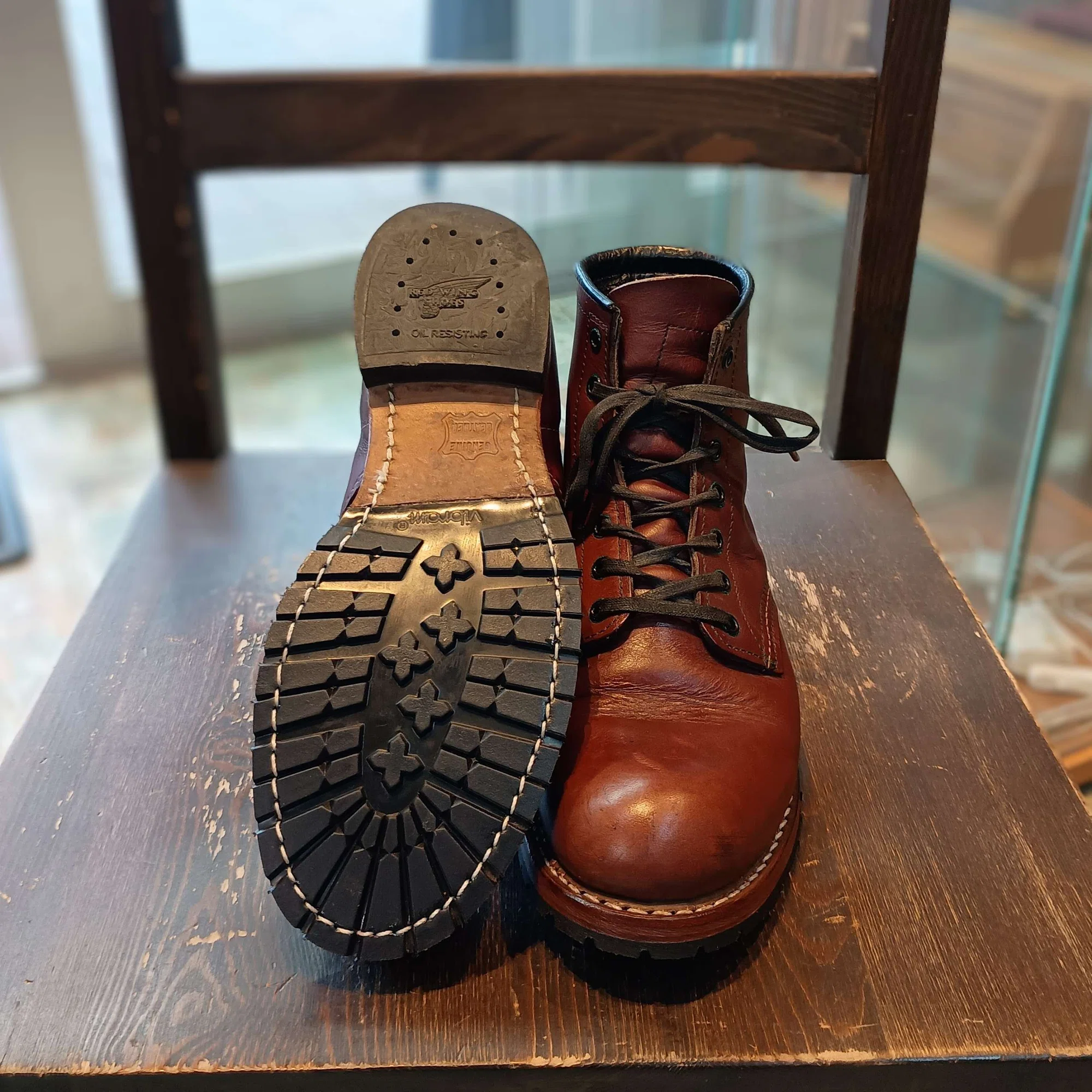 Resole/ハーフソール交換】Red Wing#9011 Beckman+vibram#2333｜CREA 
