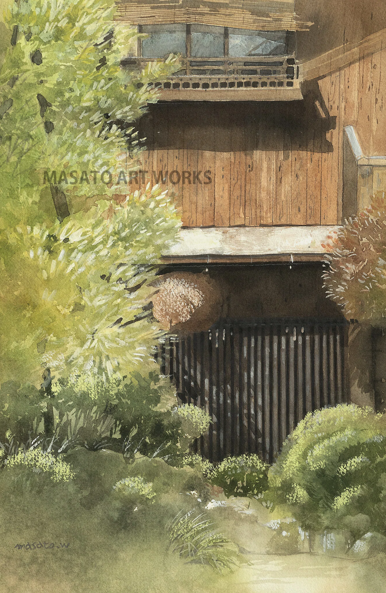 水彩画を描いて15年、アートをもっと身近に・・・二つの新しい場所を