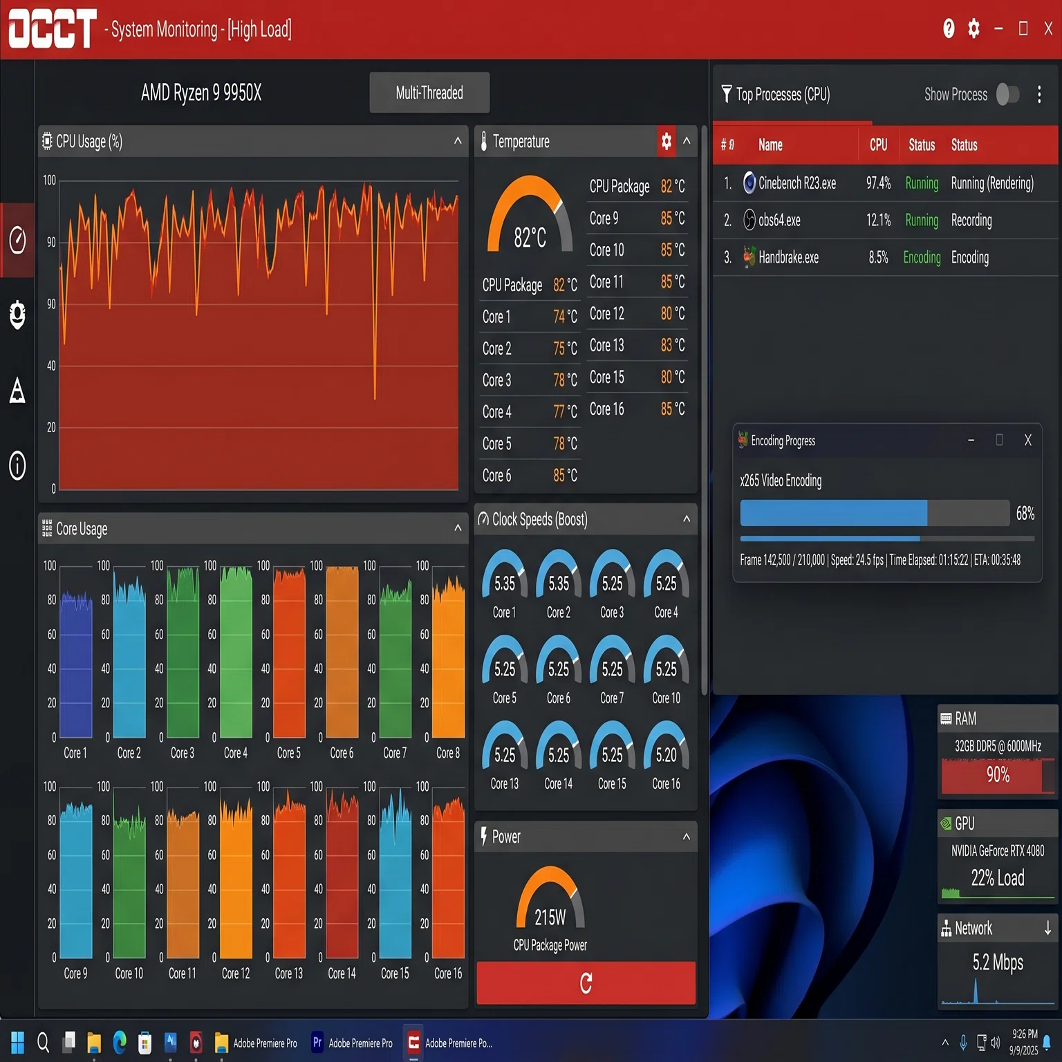 Ryzen9 3900X / RTX2060 / 32GB / 動画編集・DTM Ryzen 9 9950Xを動画編集・AI処理で使ってみた：16コアは本当に必要な