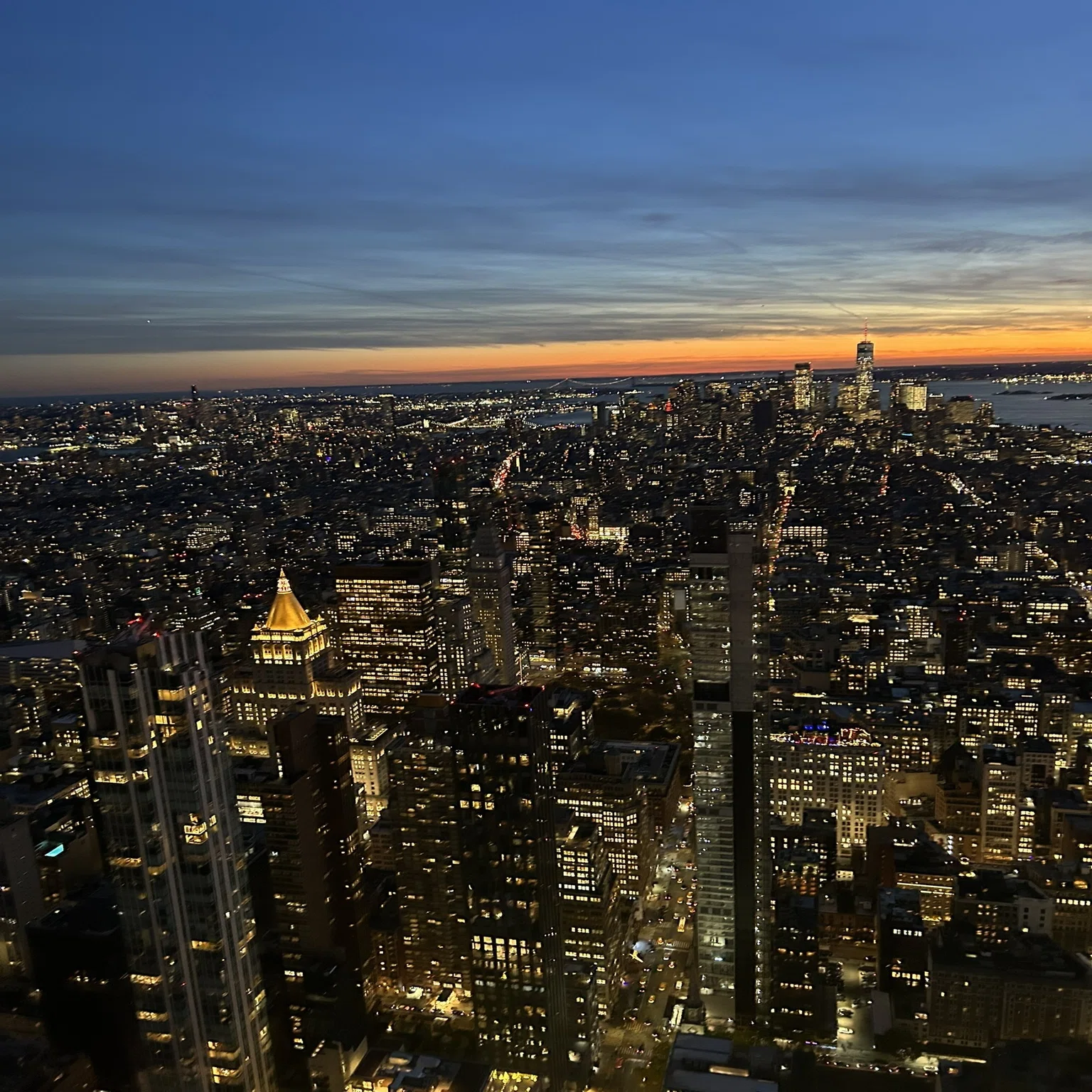 NYの夜景、正直に言う。展望台2か所・タイムズスクエア・ロック 
