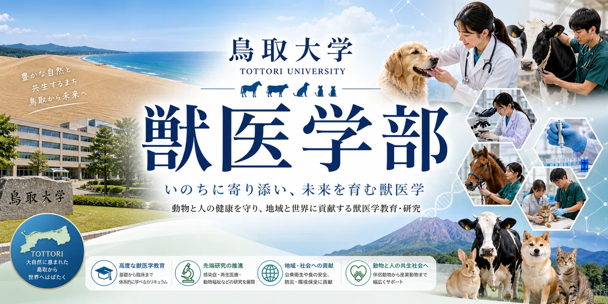 獣医学部ニュース：鳥取大学 農学部共同獣医学科 徹底解剖レポート