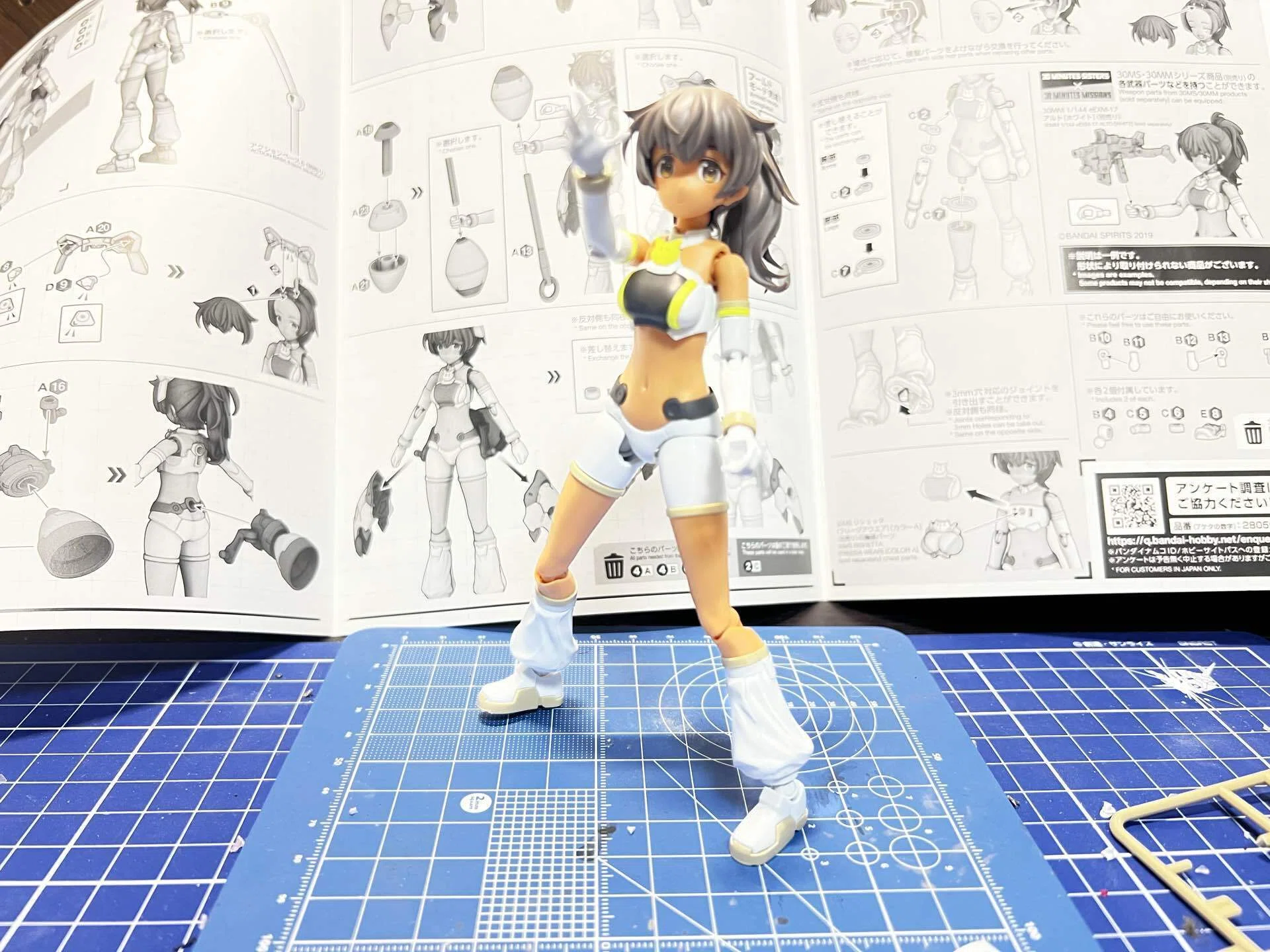 ちぇるみ 美プラ日記】ルルチェ 仮組み完了｜プラモデル魂 金八