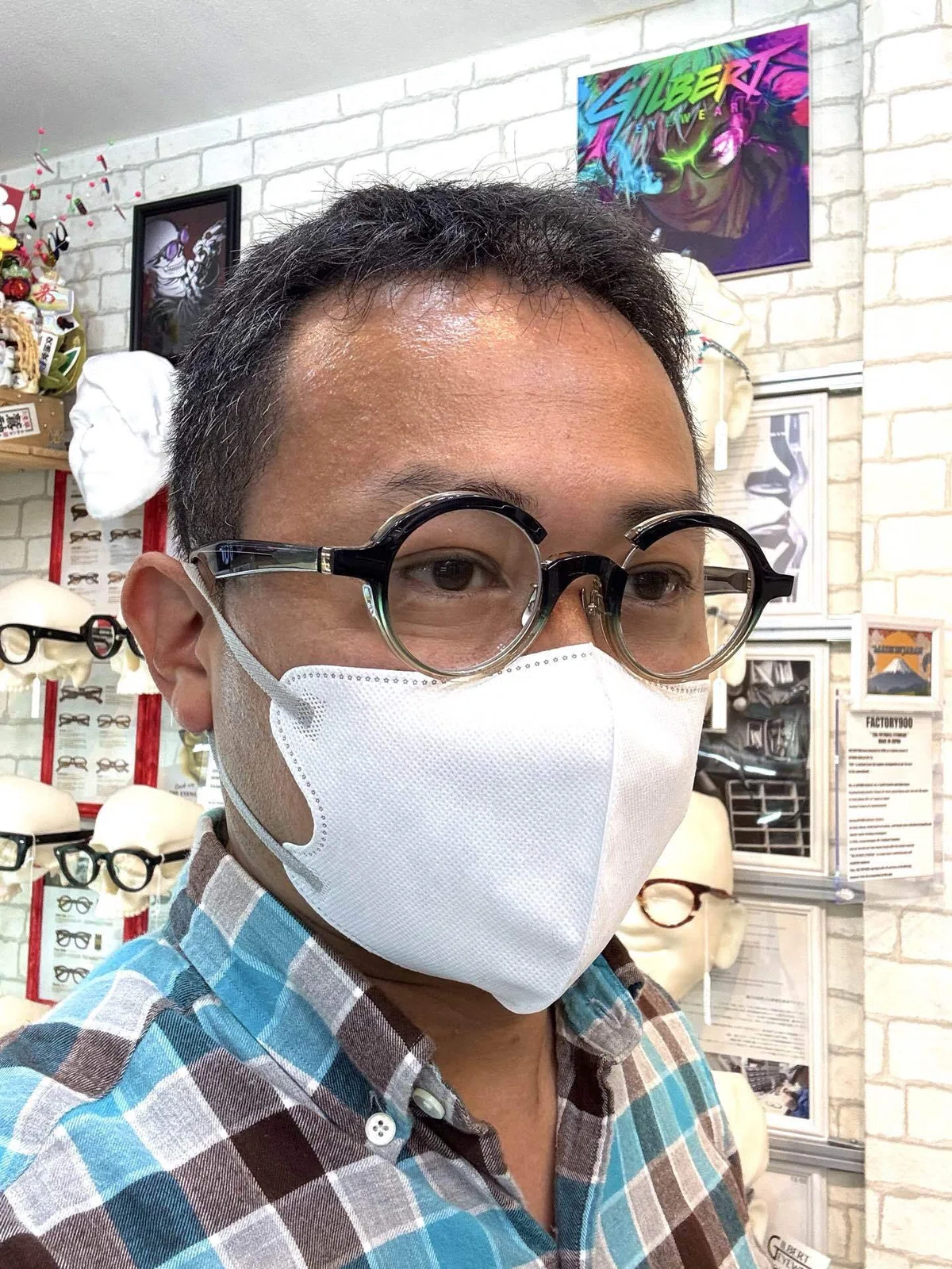 金襴緞子 FACTORY900 RETRO RF-170 HAMAYA別注色｜GILBERT EYEWEAR 